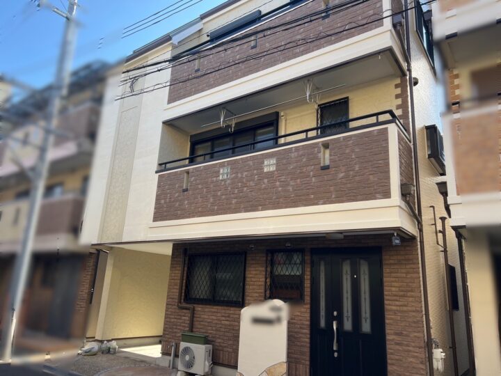 大阪市平野区　F様邸　外壁塗装工事/屋根塗装工事