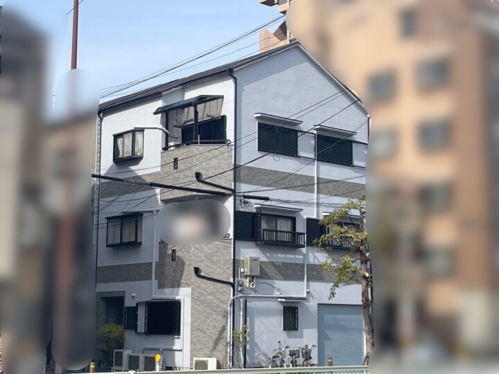 大阪市東住吉区　S様邸　外壁塗装工事/屋根塗装工事/防水工事