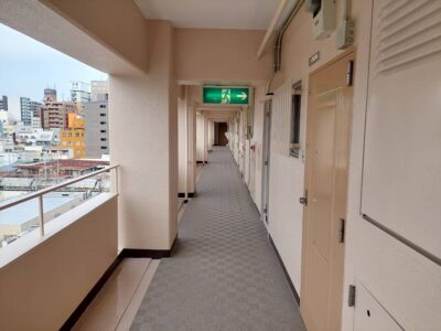 大阪市中央区　丸富日本橋パールビル　建物内塗装、改修工事