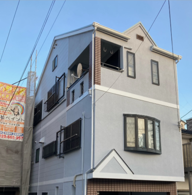 大阪市東住吉　K様邸　外壁塗装工事/屋根塗装工事/破風板・帯板改修工事