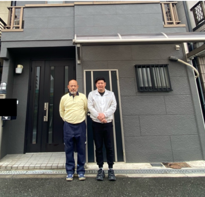 大阪市平野区　M様邸　外壁塗装工事/屋根塗装工事/防水工事/シーリング工事