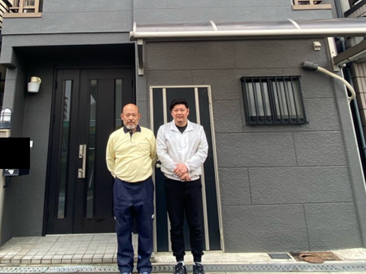 大阪市平野区 M様邸 外壁塗装工事/屋根塗装工事/防水工事/シーリング工事