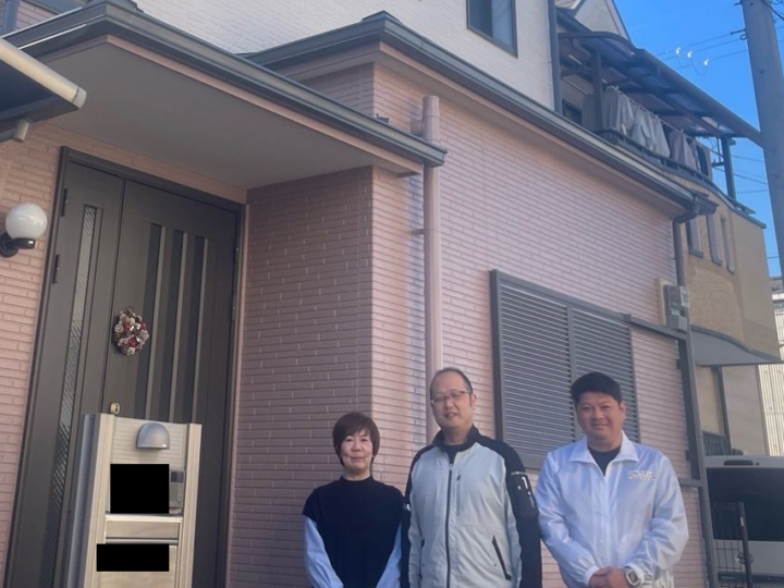 大阪市平野区 F様邸 外壁塗装/屋根塗装/防水/シーリング工事/付帯部塗装工事