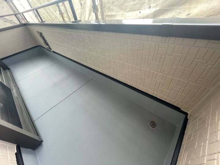 ベランダ:施工完了