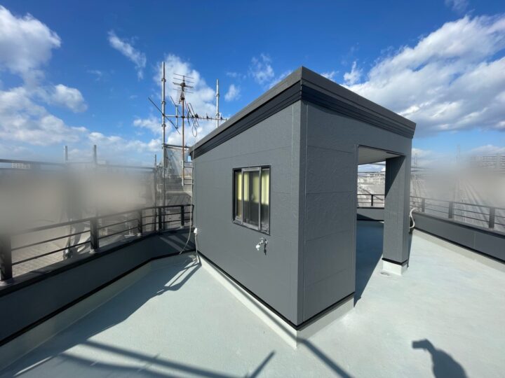 屋上塔屋:施工完了